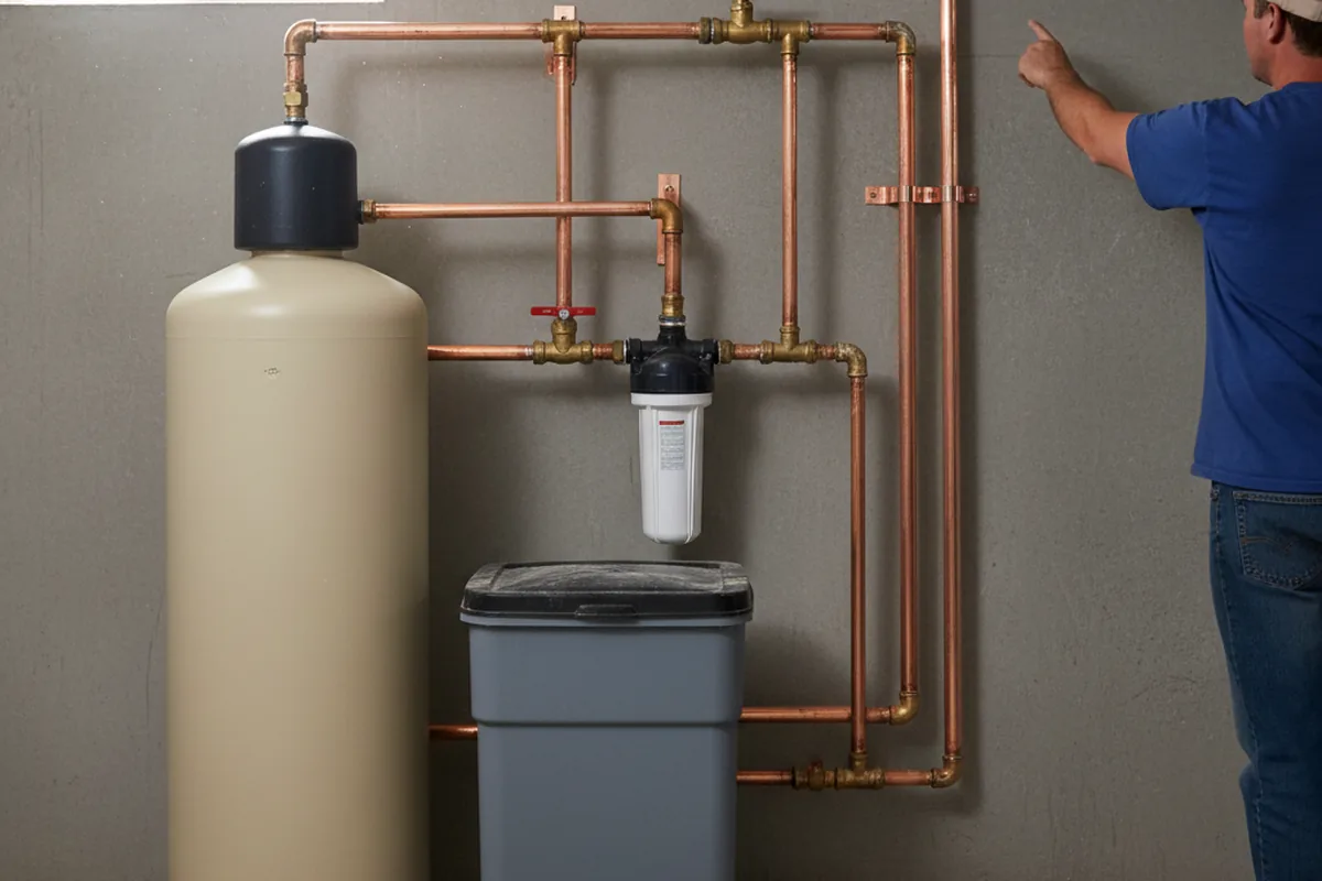 Whole-house water treatment system installed in Pekin